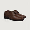 color swatch Attorney Derby Brown Leather Shoes